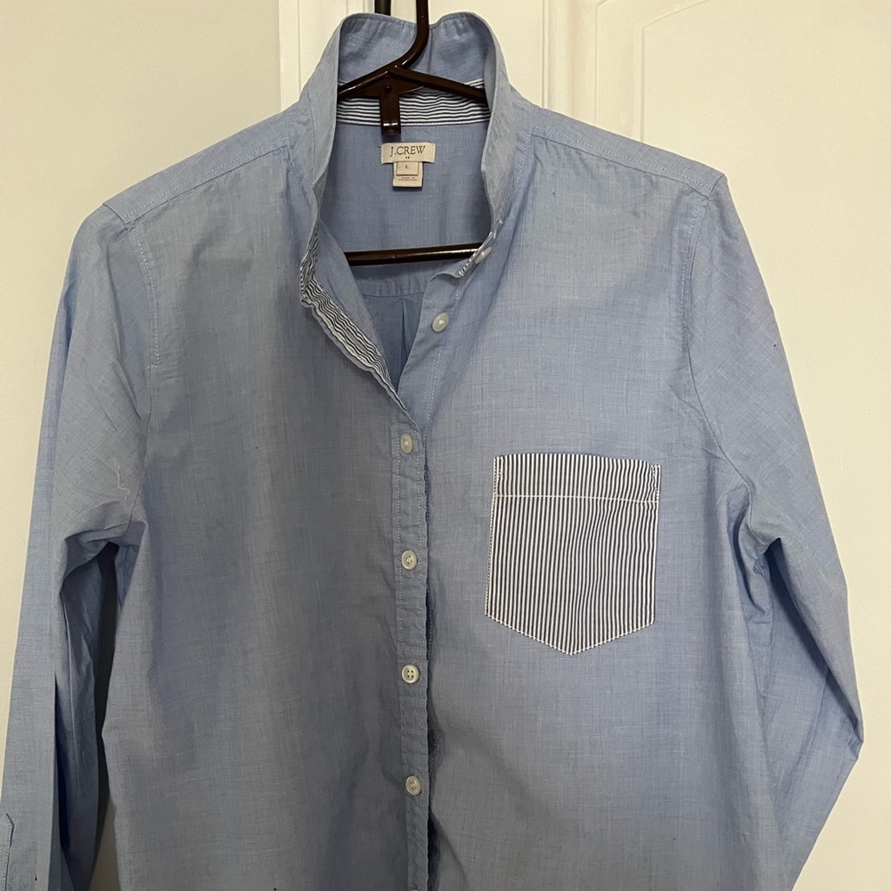 JCrew Woman's Large Button Down Shirt